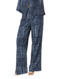 Gestuz Demia High Waist Wide Leg Trousers, Dark Denim