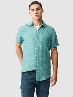 Rodd & Gunn Palm Beach Linen Slim Fit Short Sleeve Shirt, Savannah
