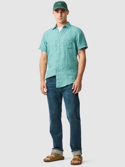 Rodd & Gunn Palm Beach Linen Slim Fit Short Sleeve Shirt - view 2, Savannah