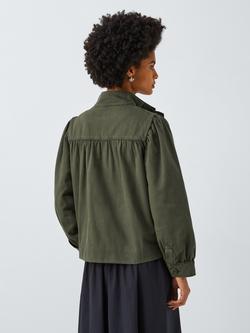 AND/OR Puff Sleeve Utility Jacket, Khaki - view 2, Khaki
