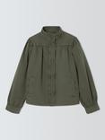 AND/OR Puff Sleeve Utility Jacket, Khaki