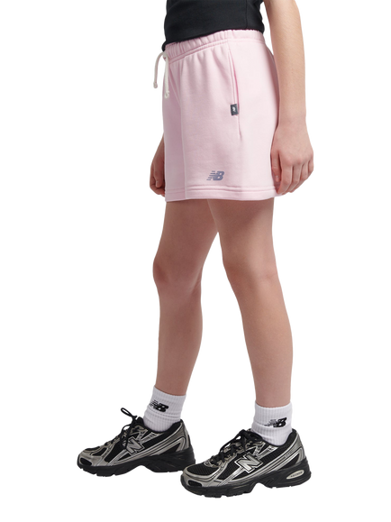 New Balance Kids' Floral Graphic Shorts, Light Raspberry - view 2, Light Raspberry