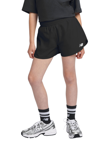New Balance Kids' Athletics Woven Shorts, Caviar