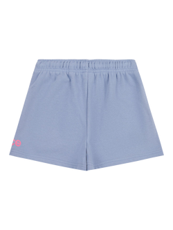 New Balance Kids' Logo Print Jersey Shorts, Dusk Shower - view 2, Dusk Shower