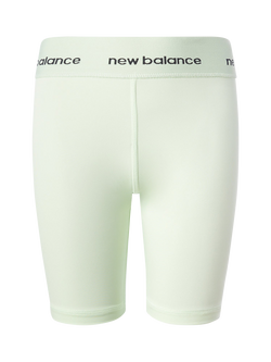 New Balance Kids' Harmony High Rise Sport Cycle Shorts, Melon Water - view 2, Melon Water