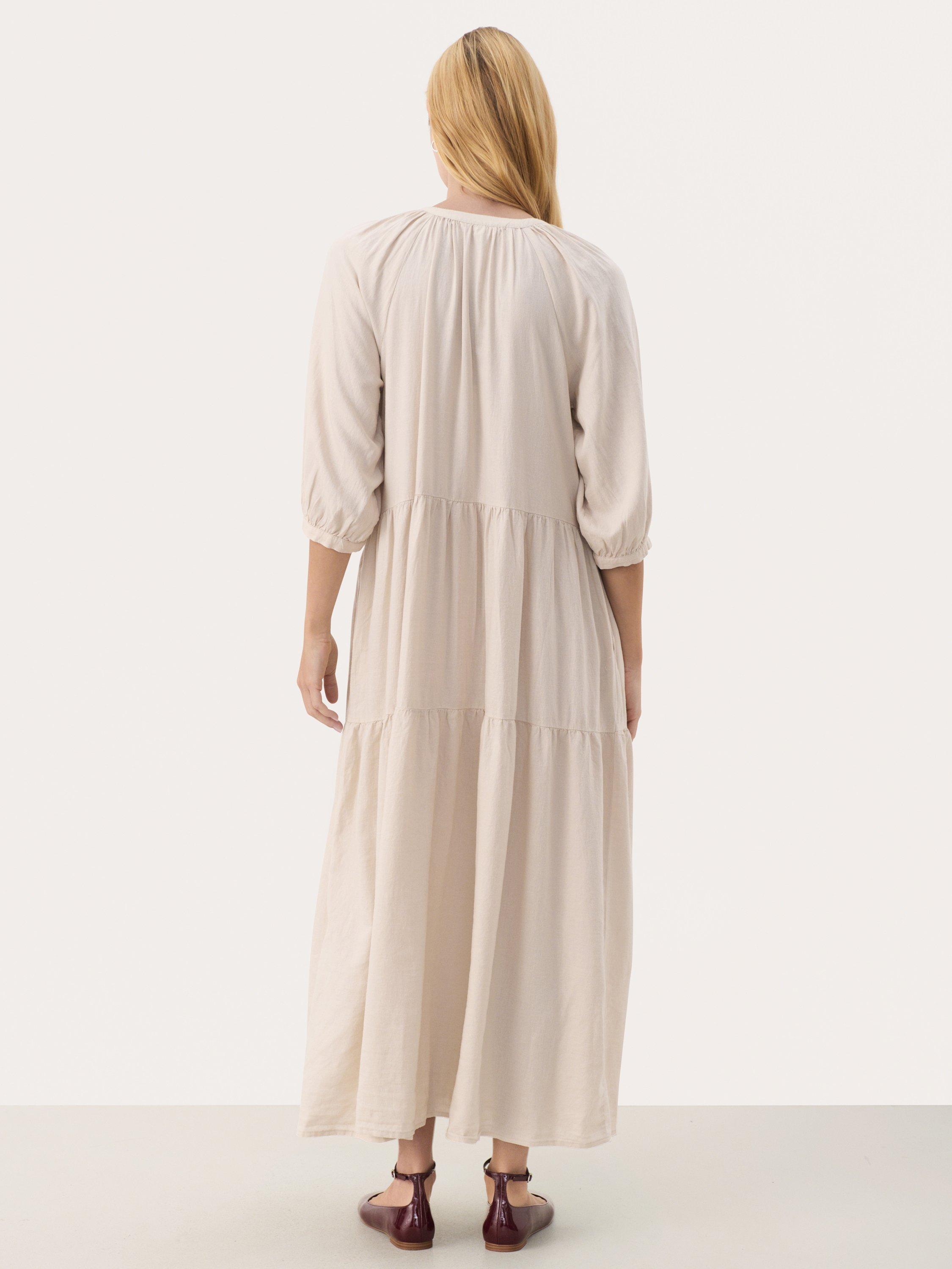 Product image 2 of 4, which shows Part Two Nataliya Shirt Maxi Dress, Mid Brown, 8