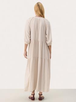 Part Two Nataliya Shirt Maxi Dress, Mid Brown - view 2, Mid Brown