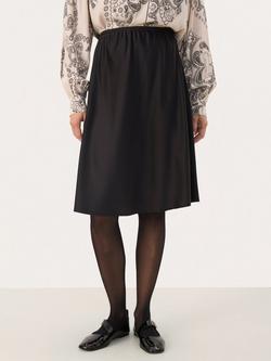 Part Two Rayel A-Line Skirt, Black