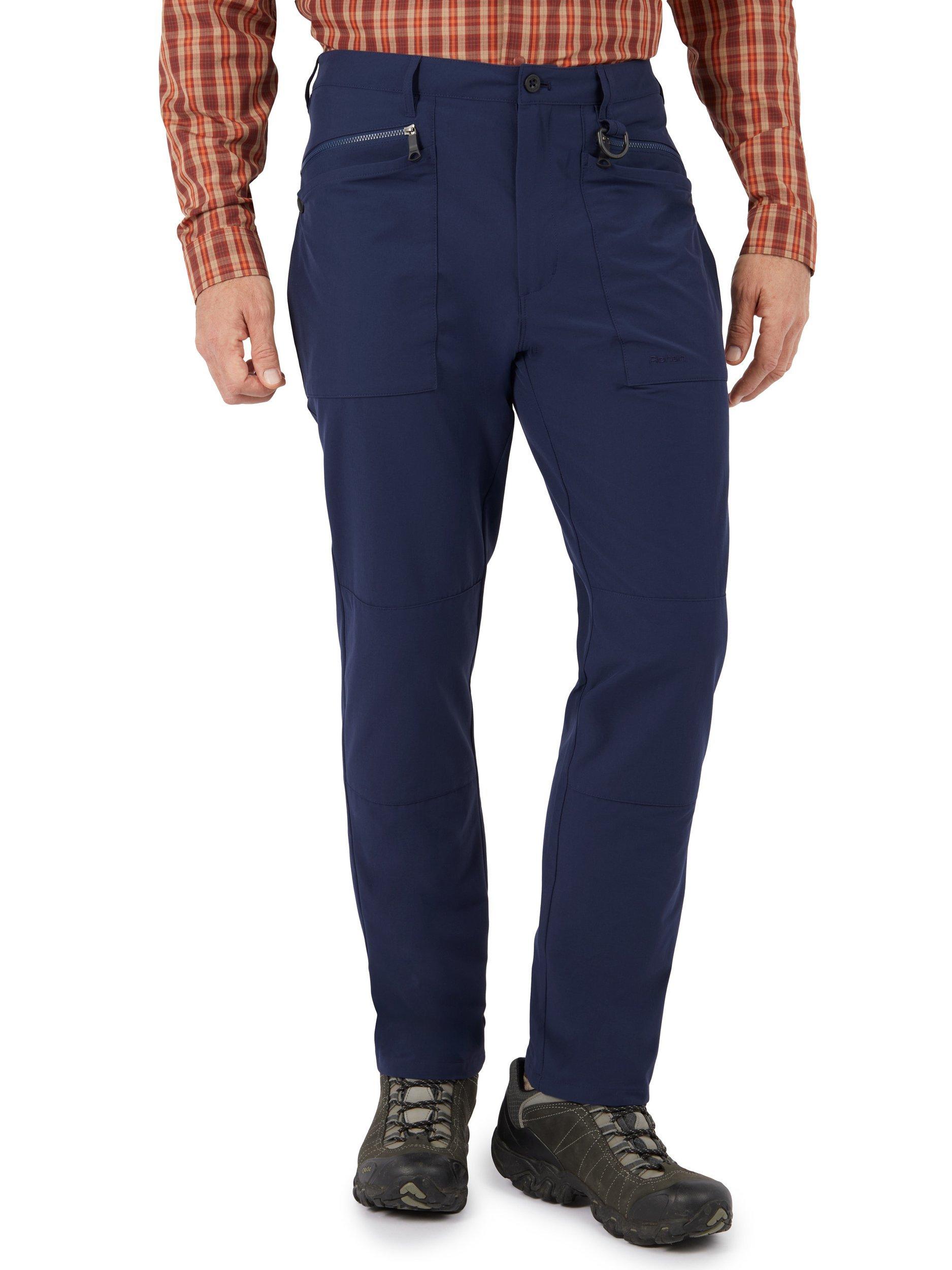 Product image 1 of 6, which shows Rohan Stretch Bags Walking Trousers, French Blue, 34S