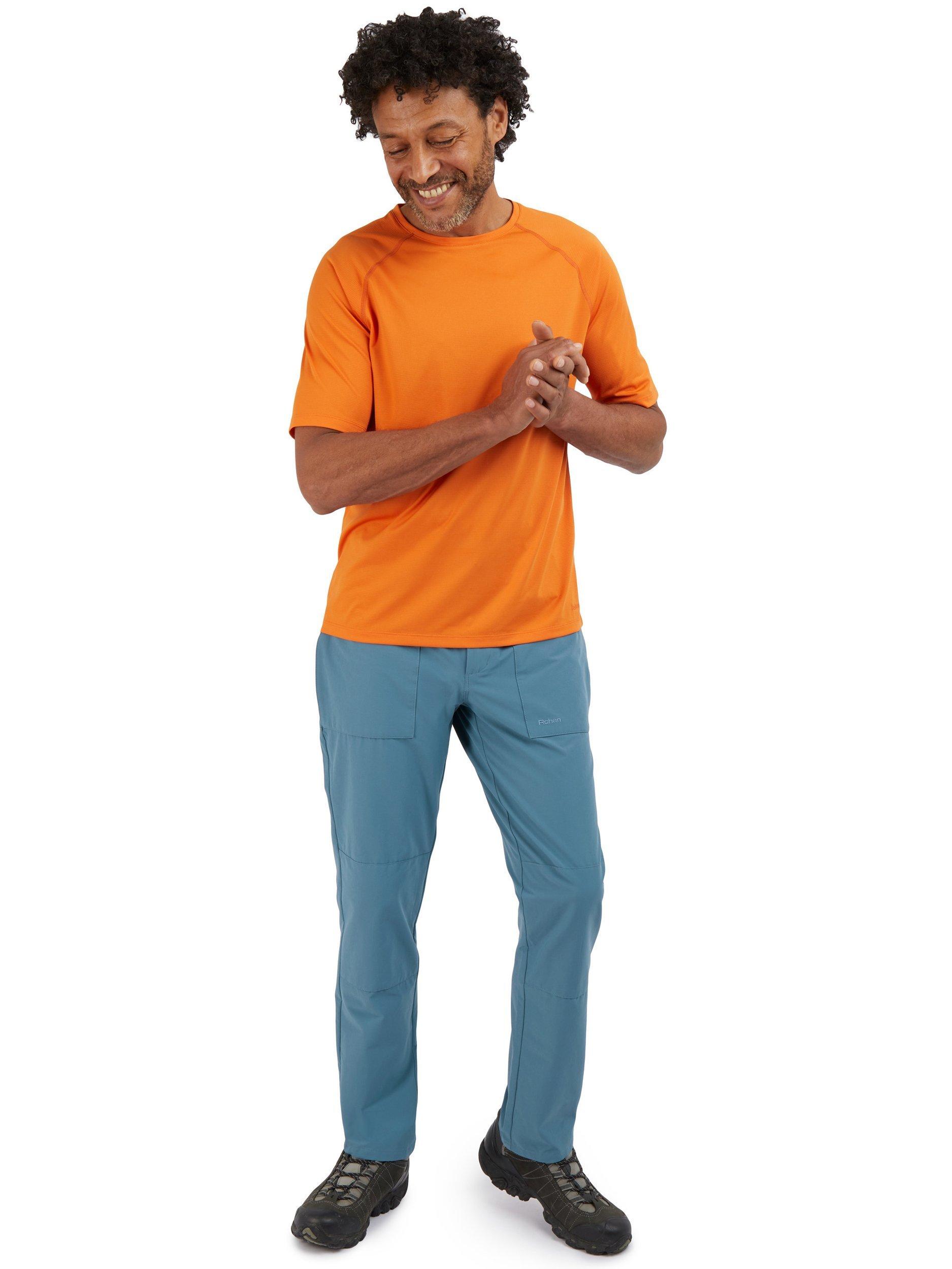 Product image 4 of 7, which shows Rohan Stretch Bags Walking Trousers, Shadow Blue, 30S