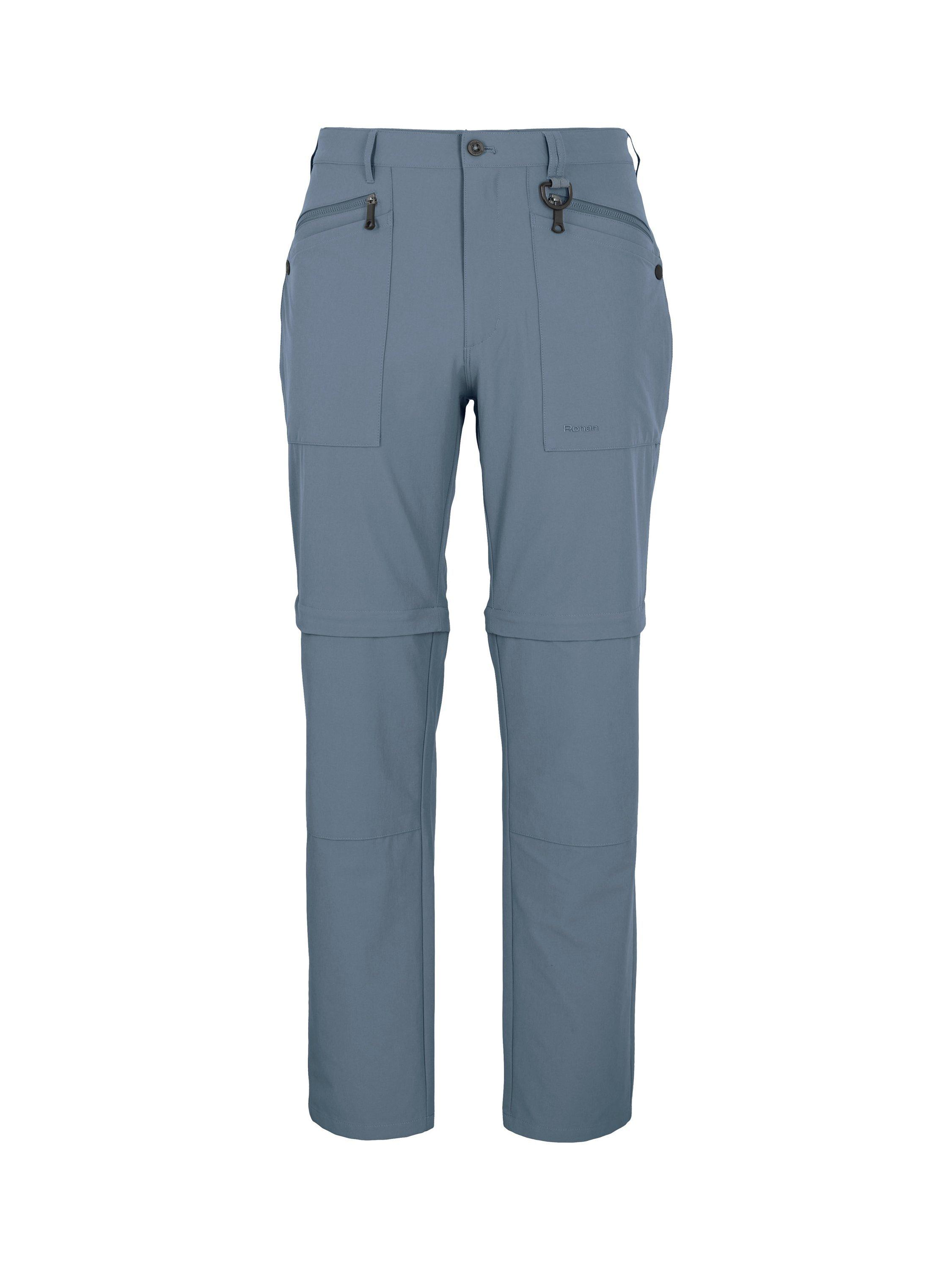Product image 3 of 8, which shows Rohan  Stretch Bags Zip Off Trousers, Slate Grey, 30S
