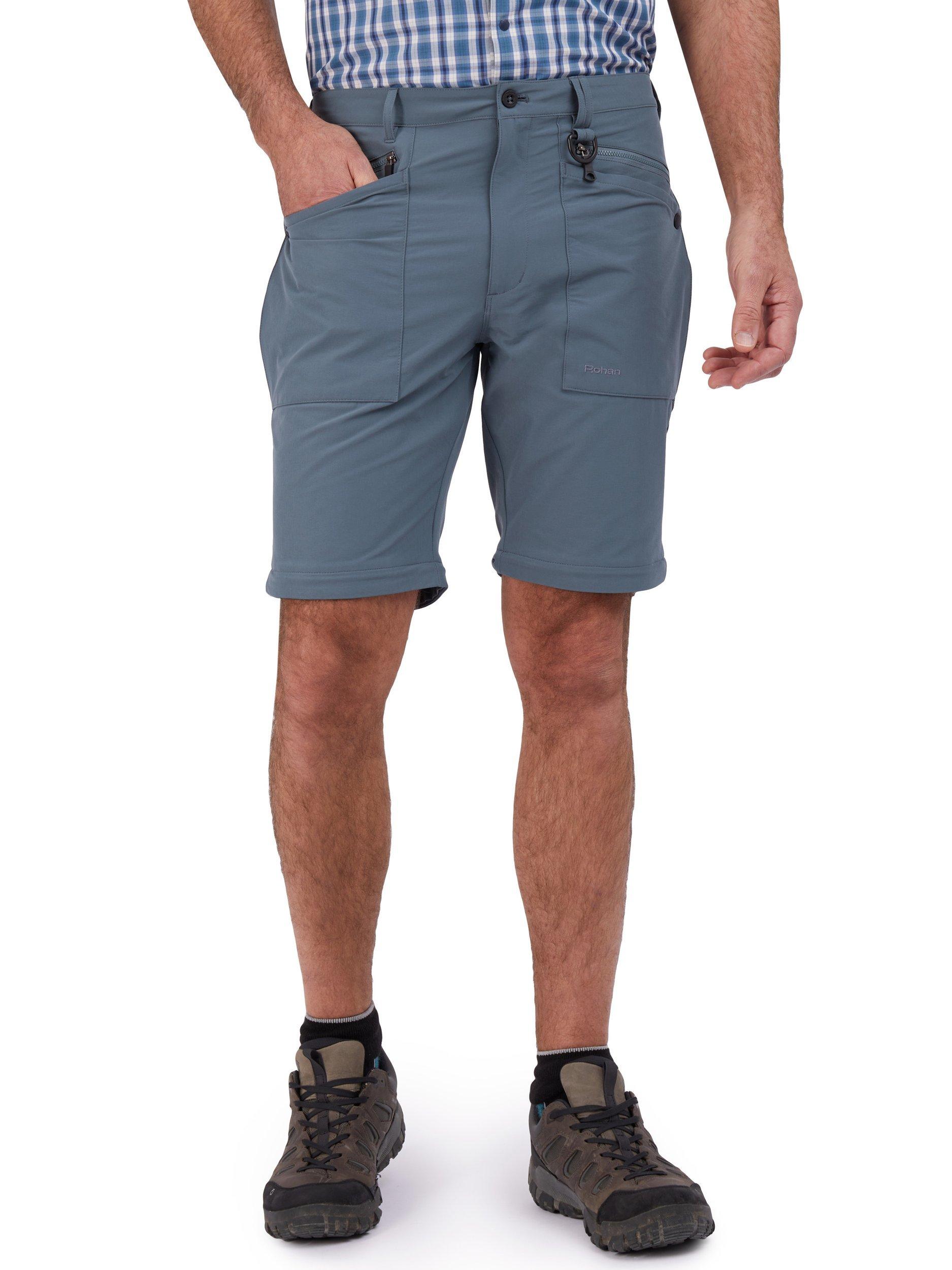Product image 5 of 8, which shows Rohan  Stretch Bags Zip Off Trousers, Slate Grey, 30S
