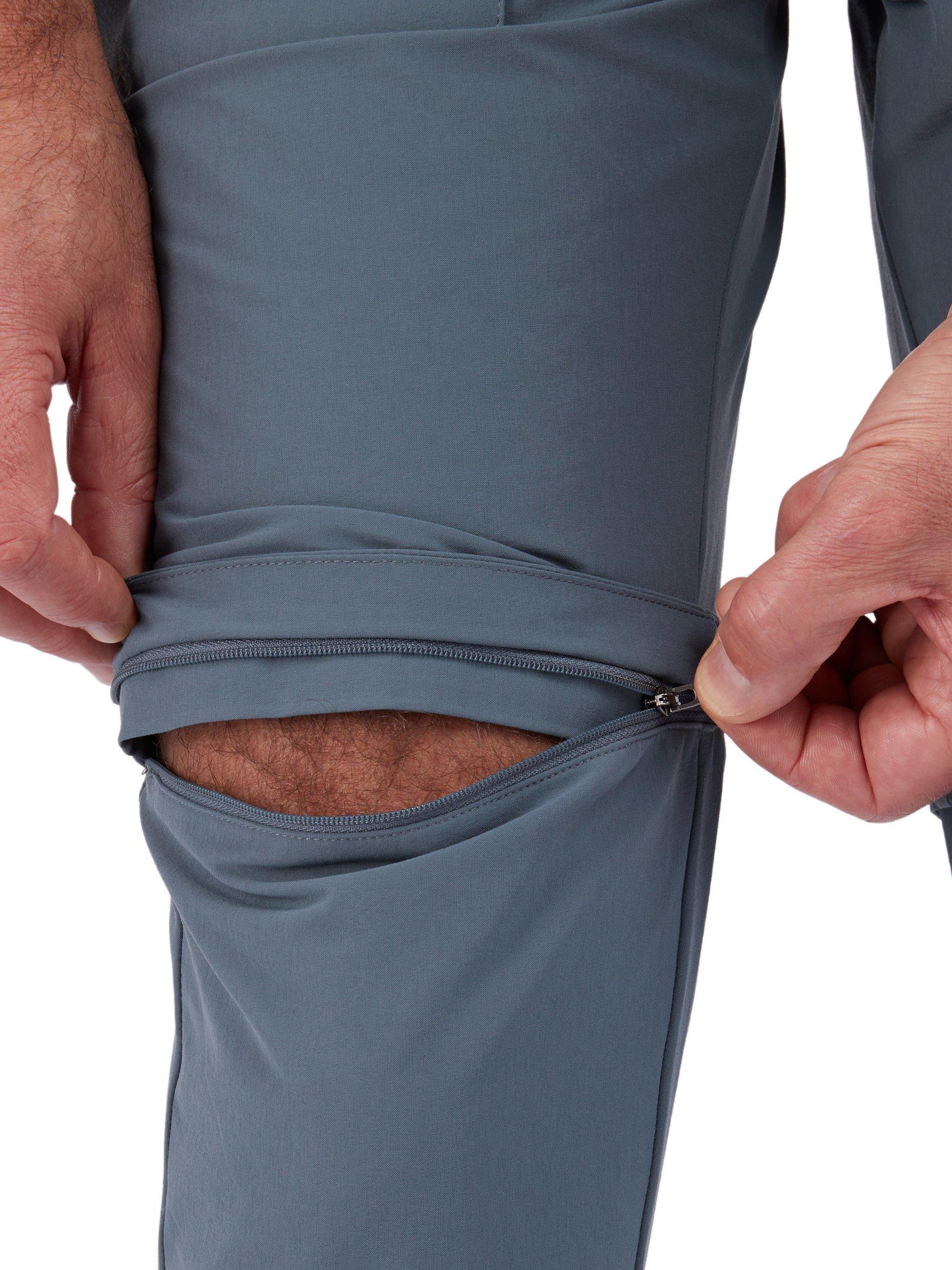 Product image 8 of 8, which shows Rohan  Stretch Bags Zip Off Trousers, Slate Grey, 30S