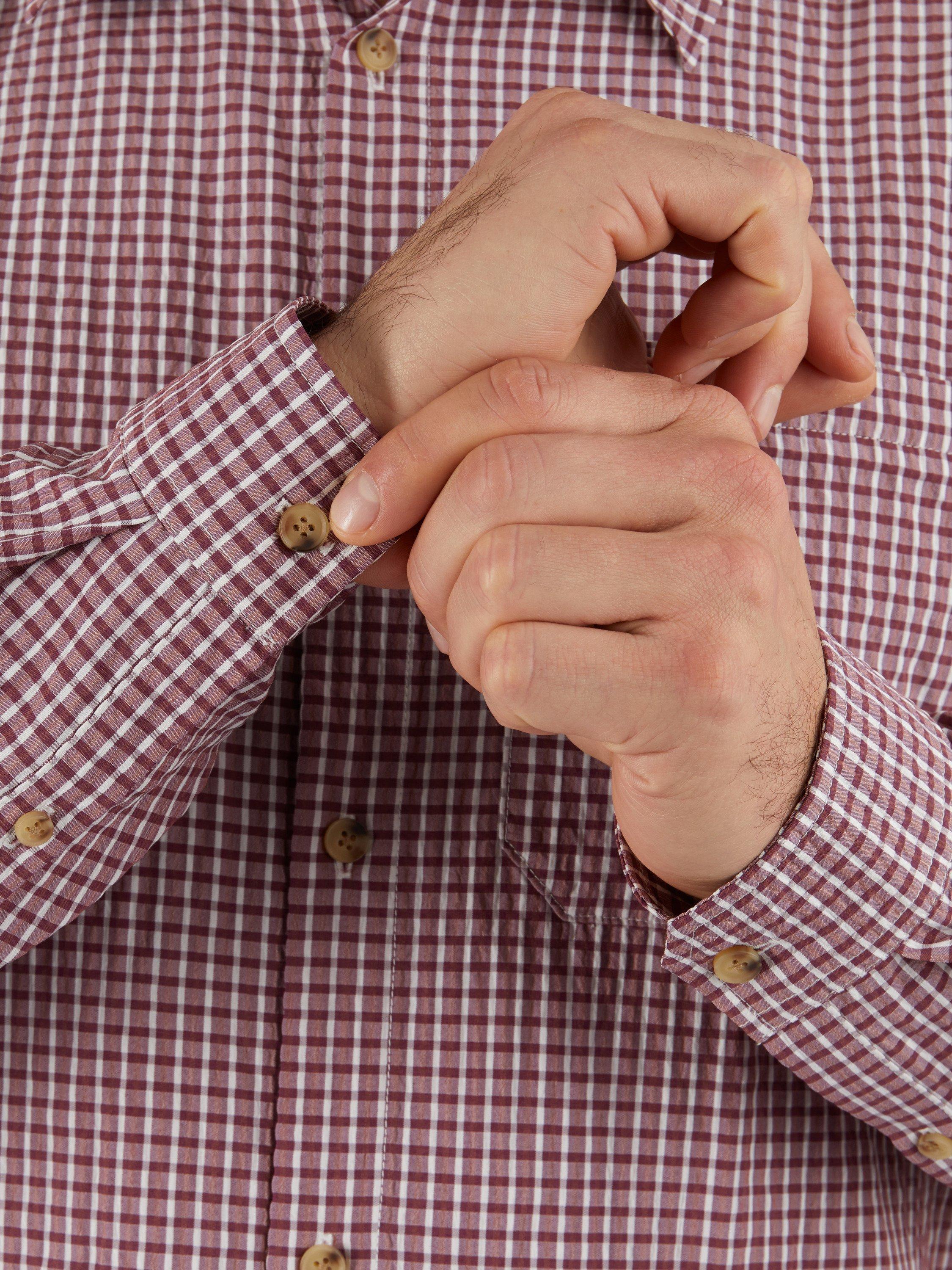 Product image 5 of 7, which shows Rohan Isle Long Sleeve Shirt, Grape Purple/Multi, S