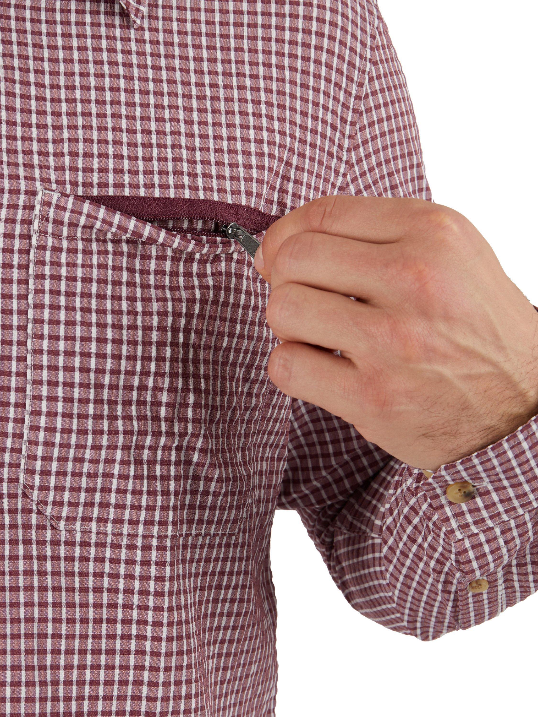 Product image 6 of 7, which shows Rohan Isle Long Sleeve Shirt, Grape Purple/Multi, S
