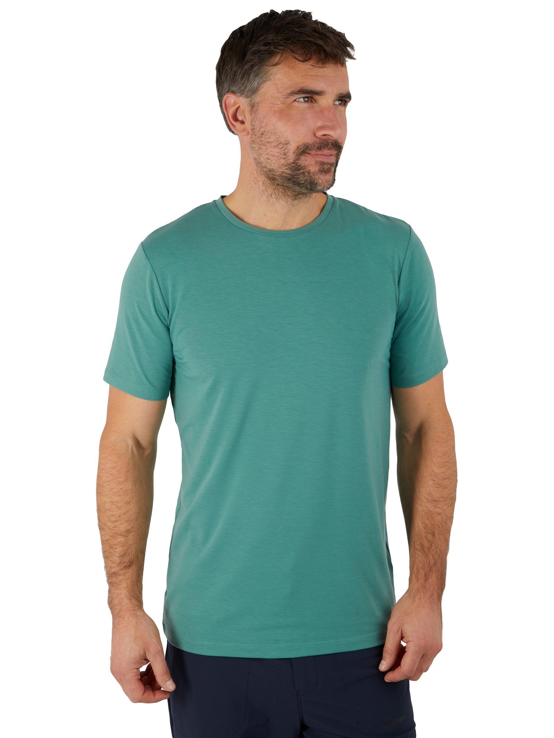 Product image 1 of 5, which shows Rohan Global Regular Fit Short Sleeve T-Shirt, Wave Green, S