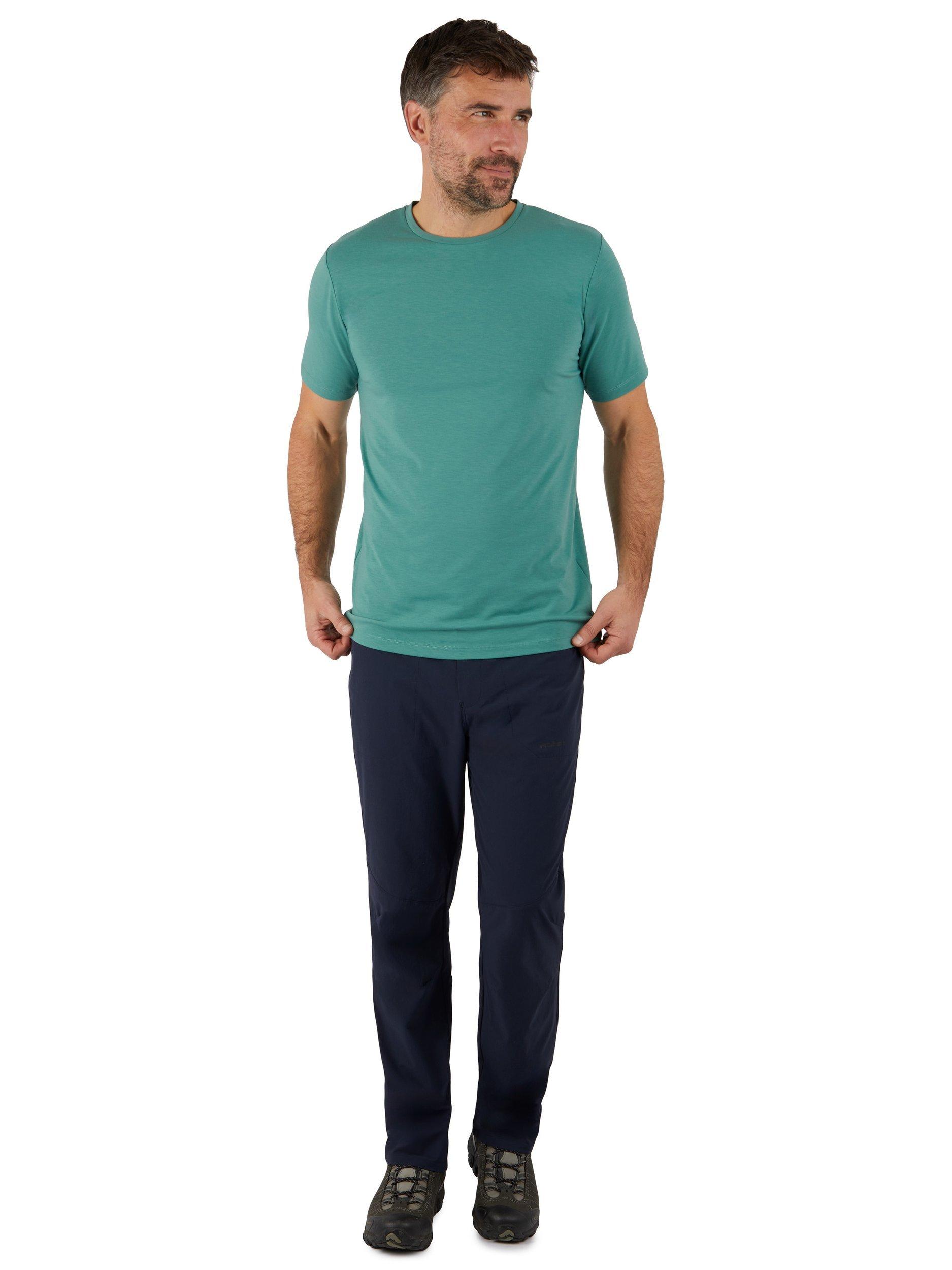 Product image 4 of 5, which shows Rohan Global Regular Fit Short Sleeve T-Shirt, Wave Green, S