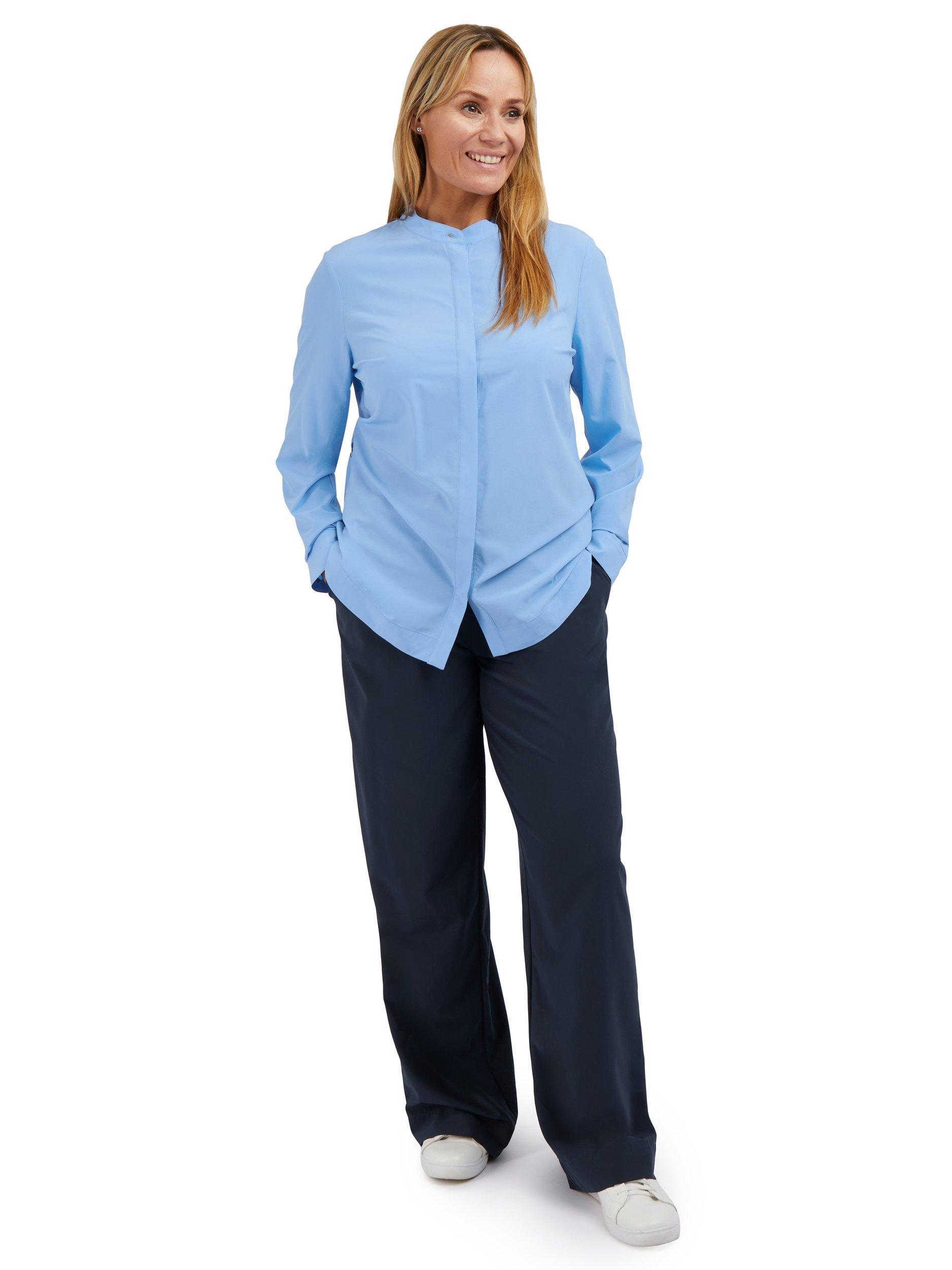 Product image 4 of 6, which shows Rohan Women's Voyager UPF40+ Wide-Legged Travel Trousers, True Navy, 8S