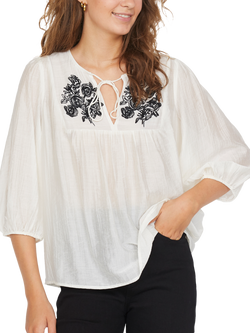 Sisters Point Esco Blouse, Cream/Multi