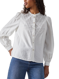 Sisters Point Vidar Long Sleeve Blouse, White