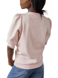 Sisters Point Peva Short Puff Sleeve Sweatshirt, Baby Pink