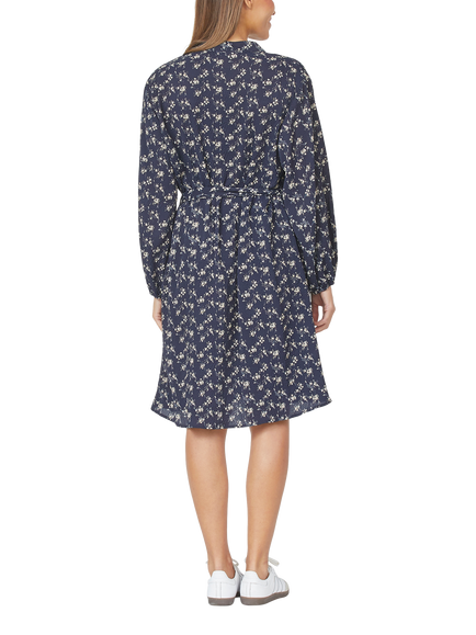Sisters Point Gasto Floral Dress, Navy - view 2, Navy