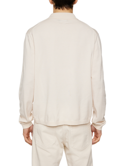 J.Lindeberg Rowan Long Sleeve Polo Shirt, Black - view 2, Moonbeam