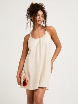 Pretty You London Modal Blend Swing Chemise, Natural