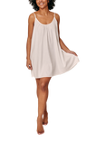 Pretty You London Modal Blend Swing Chemise, White