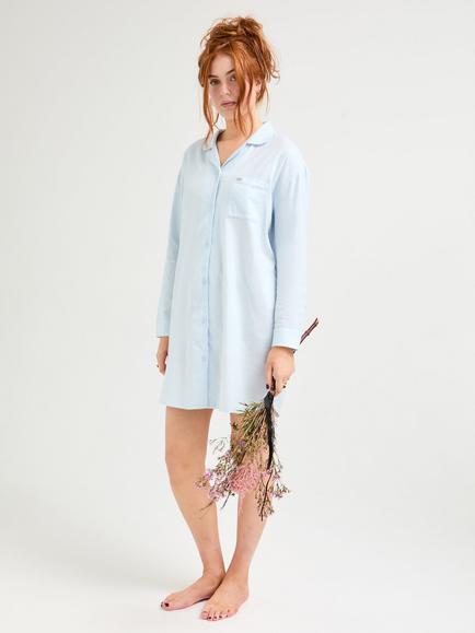 Pretty You London Relaxed Fit Nightshirt, Sky Blue
