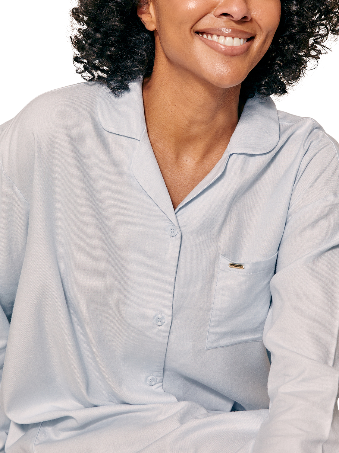 Product image 2 of 4, which shows Pretty You London Relaxed Fit Nightshirt, Sky Blue, 8