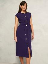 【海外限定】Hobbsワンピース☆Aly Sleeveless Knee Length Dres Hobbs Aly Sleeveless Knee Length Dress, Navy