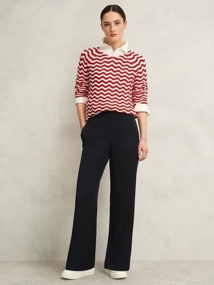 Hobbs Marina Tailored Trousers, Black