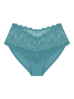Triumph Amourette Maxi Knickers, Quiet Turquoise