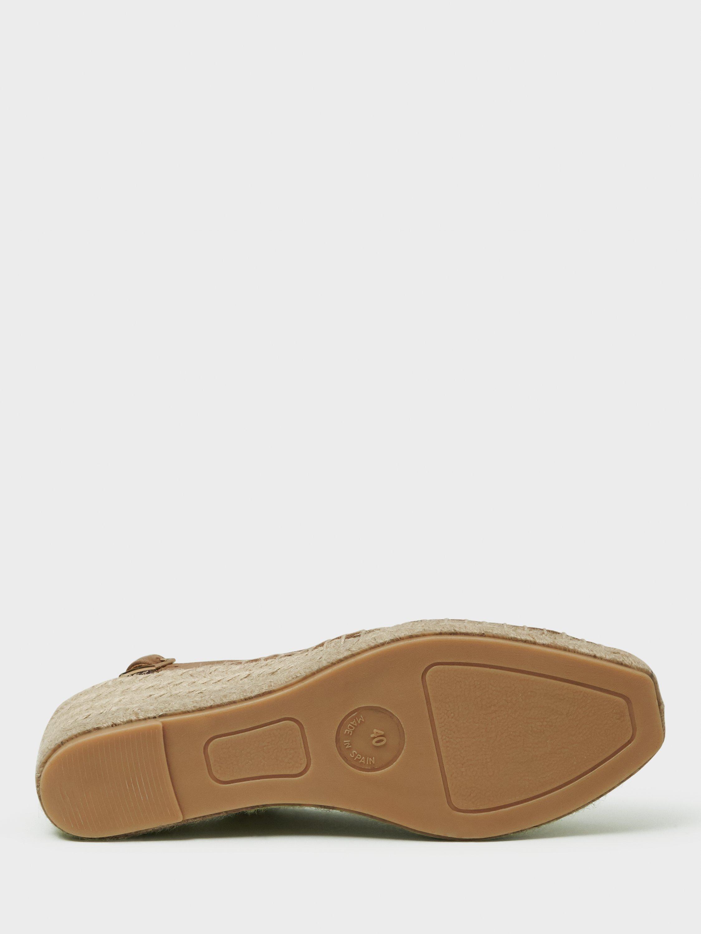 Product image 4 of 4, which shows Crew Clothing Suede Slingback Espadrille Shoes, Natural, 8
