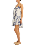 Sea Level Aloha Short Sundress, White/Blue