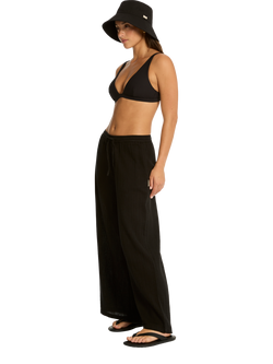 Sea Level Beach Trousers 1 - view 2, Black