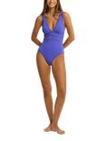 Sea Level Essentials Spliced Swimsuit, Iris