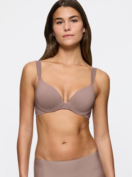 Triumph Body Make-Up Illusion Plunge Bra, Chocolate Moussse