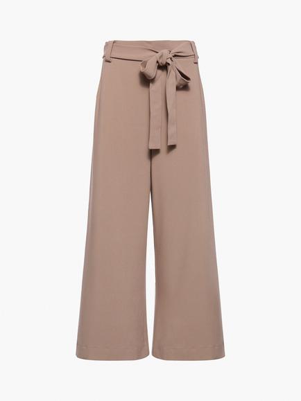 French Connection Whisper Wide Leg Culottes, Mocha Mousse - view 2, Mocha Mousse