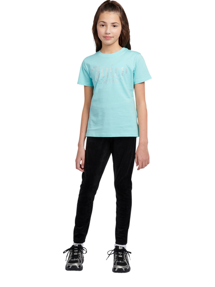 Juicy Couture Kids' Velour Leggings, Jet Black - view 2, Jet Black