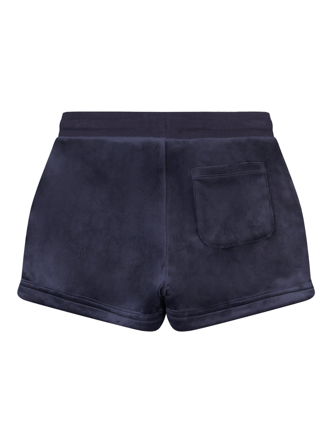 Product image 6 of 7, which shows Juicy Couture Kids' Velour Fold Up Shorts, Night Sky, 7-8 years