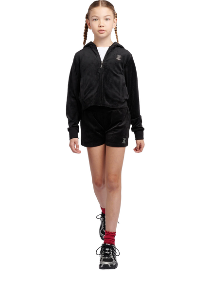 Juicy Couture Kids' Arch Zip Hoodie - view 2, Jet Black