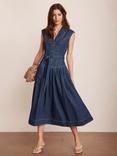 Mint Velvet Collared Denim Dress