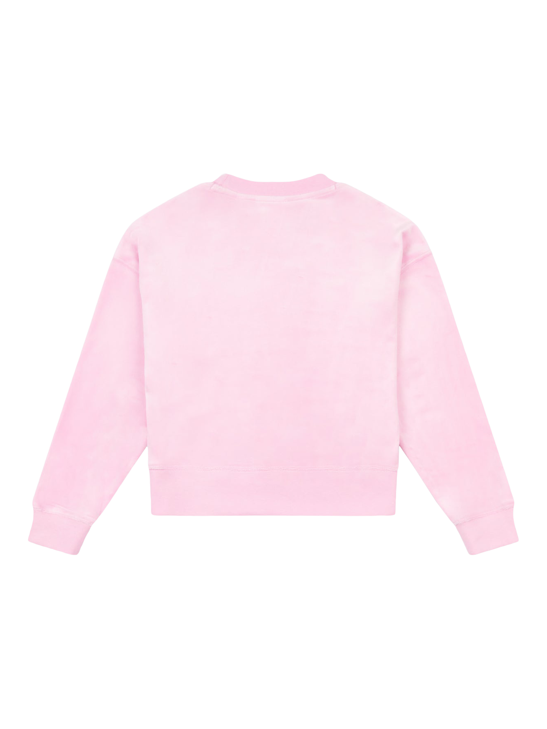 Product image 5 of 6, which shows Juicy Couture Kids' Logo Crew Neck Sweatshirt, Pinky Lilac Chiffon, 7-8 years
