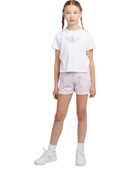 Juicy Couture Kids' Angel T-Shirt, Bright White - view 2, Bright White