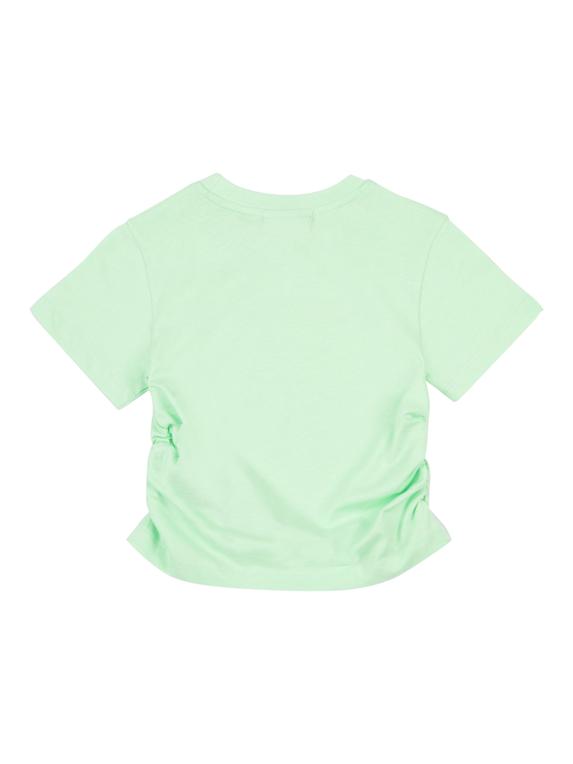 Product image 2 of 3, which shows Juicy Couture Kids' Diamante Ringer T-Shirt, Green Ash, 7-8 years