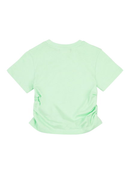 Juicy Couture Kids' Diamante Ringer T-Shirt - view 2, Green Ash