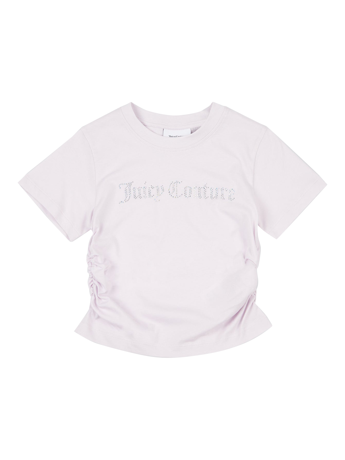 Product image 5 of 7, which shows Juicy Couture Kids' Diamante Ringer T-Shirt, Lavender Fog, 7-8 years