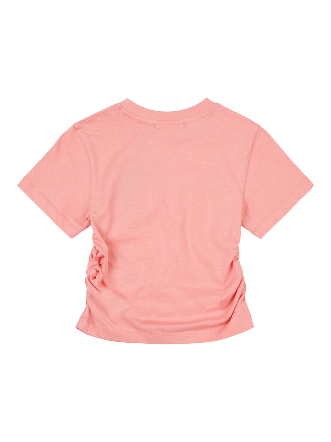 Product image 6 of 7, which shows Juicy Couture Kids' Diamante Ringer T-Shirt, Peach Blossom, 7-8 years